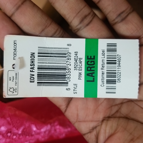 2 piece Morgan Taylor intimates pink size L/XL - Picture 7 of 10